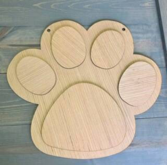 DOG Bare Paws Welcome Here/Take Off Shoes SIGN Kennel Groomer Pet PLAQUE  Pup Puppy Handcrafted Country Wood Crafts Wood Wooden Door Hanger