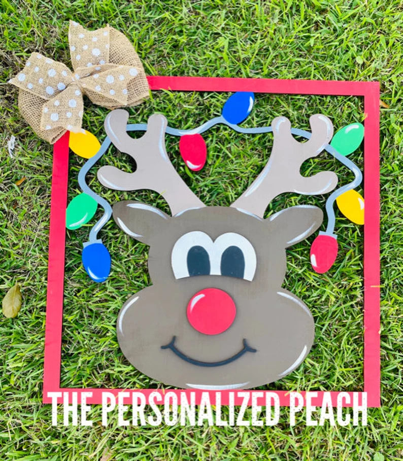 Christmas Crafts for Kids- Hanger Reindeer