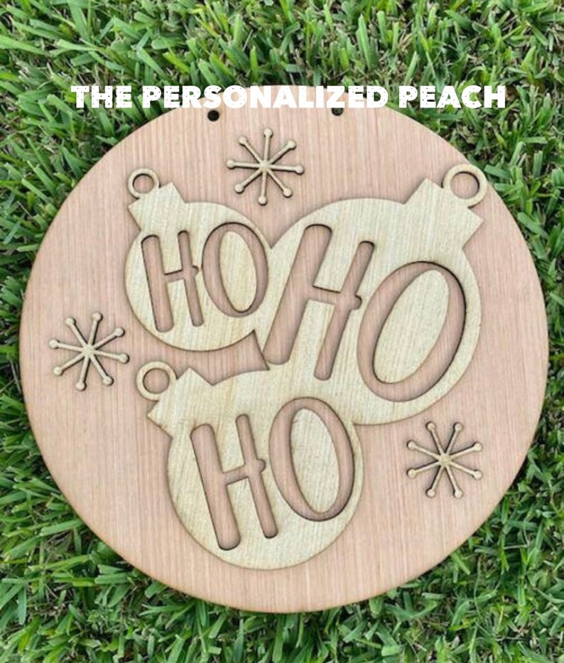 Custom Wooden Coasters for Christmas