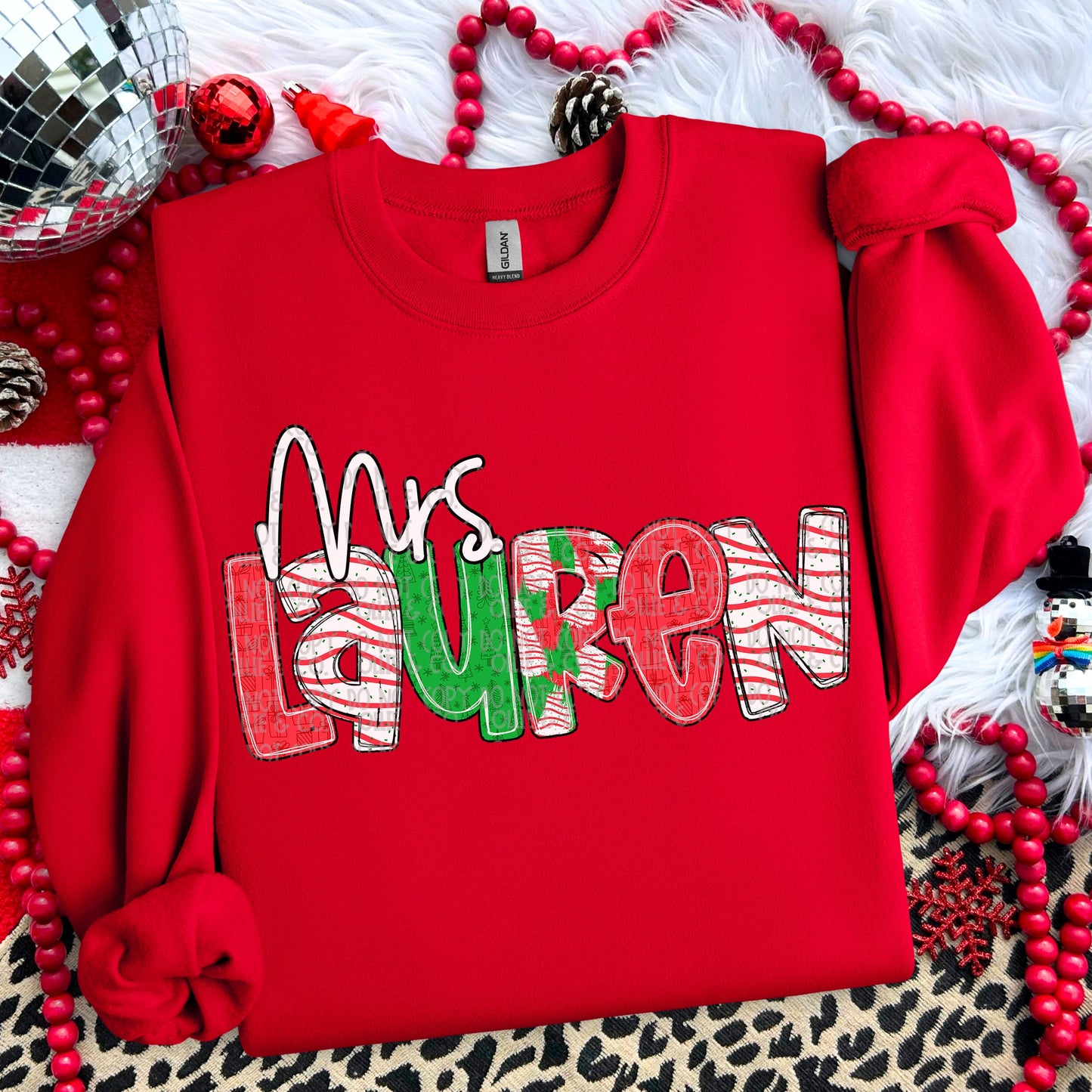 Hand Lettered Christmas Names *Ollie & Co. Exclusive* Tee