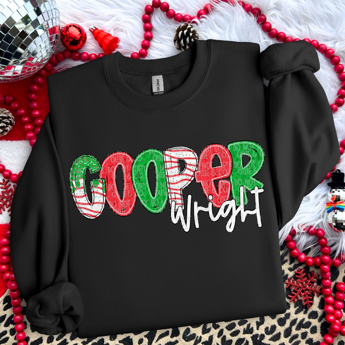 Hand Lettered Christmas Names *Ollie & Co. Exclusive* Tee