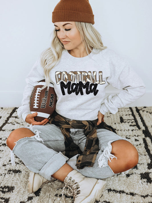 Football Mama with football letters